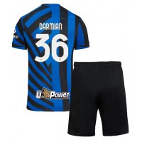 Camisa de time de futebol Inter Milan Matteo Darmian #36 Replicas 1º Equipamento Infantil 2024-25 Manga Curta (+ Calças curtas)